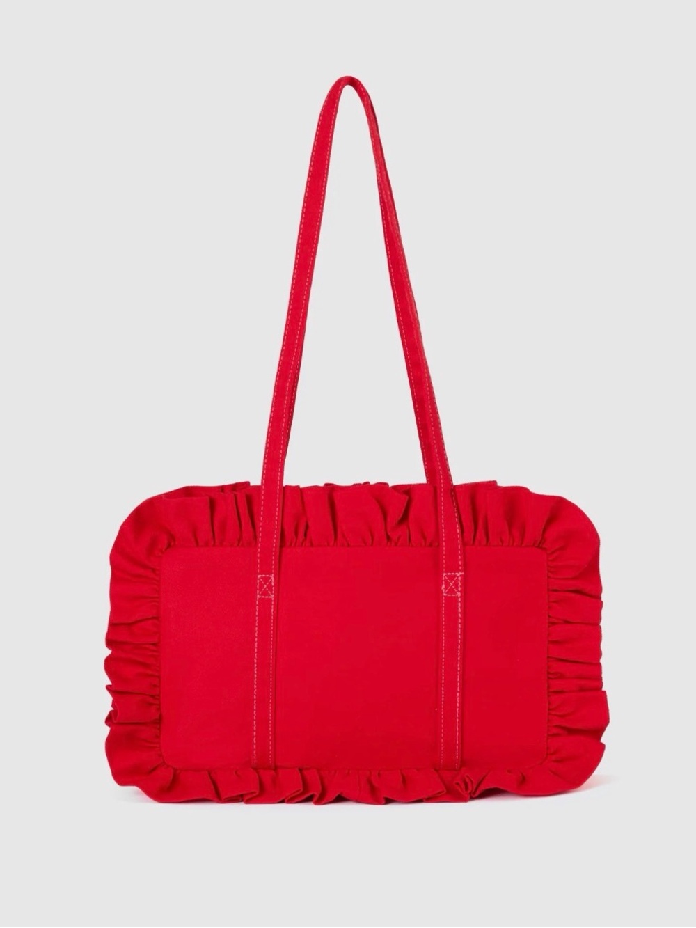Baggy London Red Bowler Bag NWT